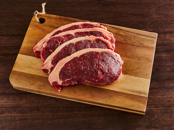 Beef sirloin steaks